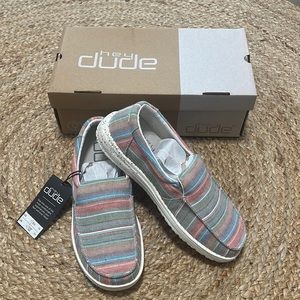 Hey Dude Women's Misty Chambray Loafer size 7